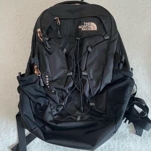 The Northface Borealis Black/Rose Gold Backpack